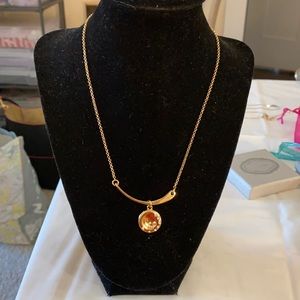 Robert Lee Morris Gold Tone necklac w/ gypsy set D